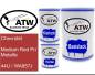 Preview: Chevrolet, Medium Red Pri Metallic, 44U / WA857J: 500ml Lackdose + 500ml Klarlack + 250ml Härter - Set, von ATW Autoteile West.